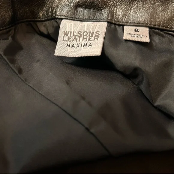 Wilsons Genuine Leather Black Skirt | NWOT - Size 8 - Picture 7 of 9